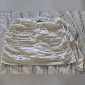 Abercrombie And Fitch Skirt Skort, Size XL, White, New With Tags!